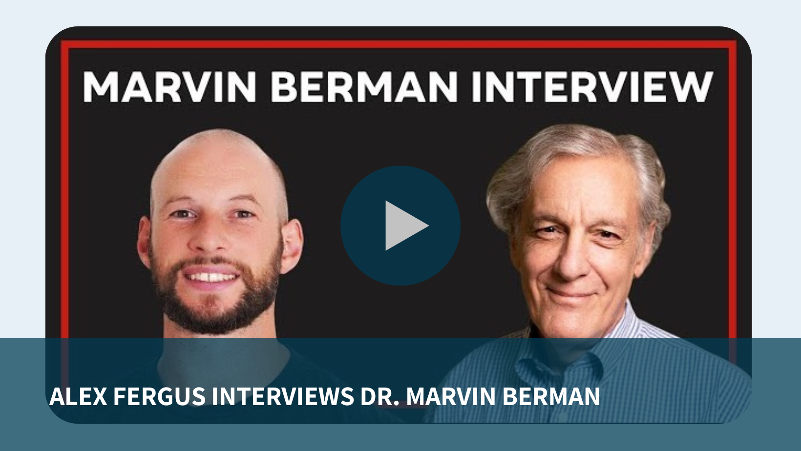 Alex Fergus interviews Neuronic's co-founder, Dr. Marvin Berman